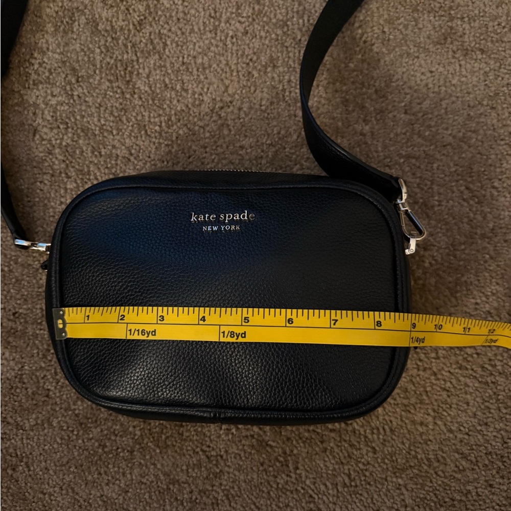 Kate Spade Black Pebbled Leather Shoulder Bag - Picture 8 of 11